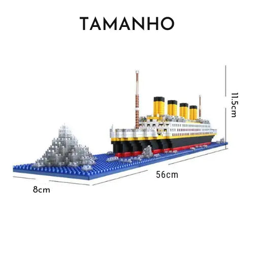 Blocos de Montar Titanic