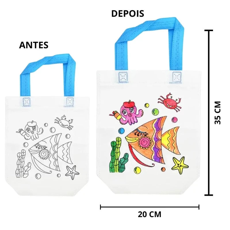 Sacola Criativa para Colorir Criarte